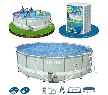 استخر پیش ساخته خانوادگی اینتکس سایز بزرگ ابعاد 107*488