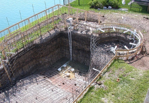 مراحل ساخت استخر شنا