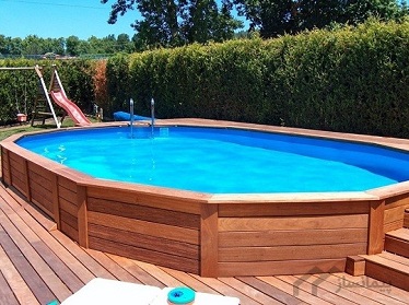 ساخت استخر روی سطح زمین