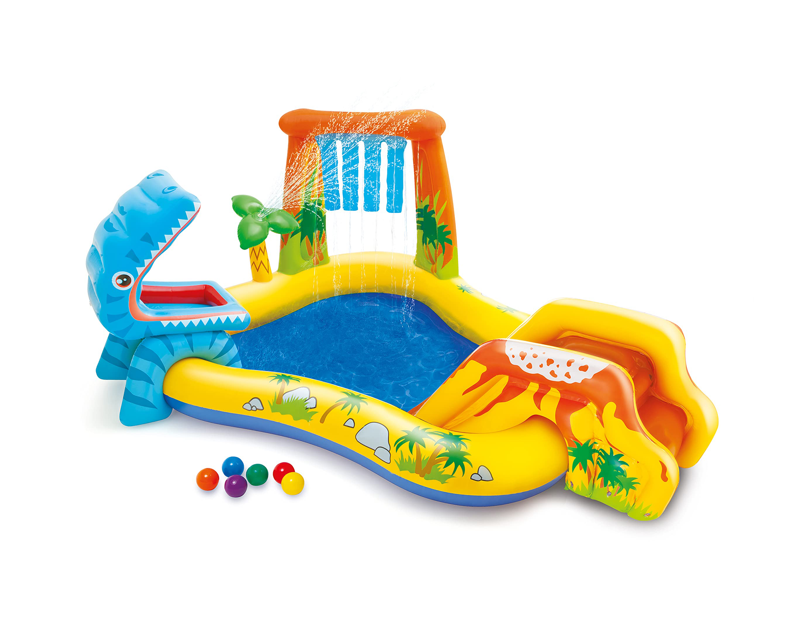 معرفی 4 مدل استخر بادی سرسره دار پر فروش بست وی و اینتکس