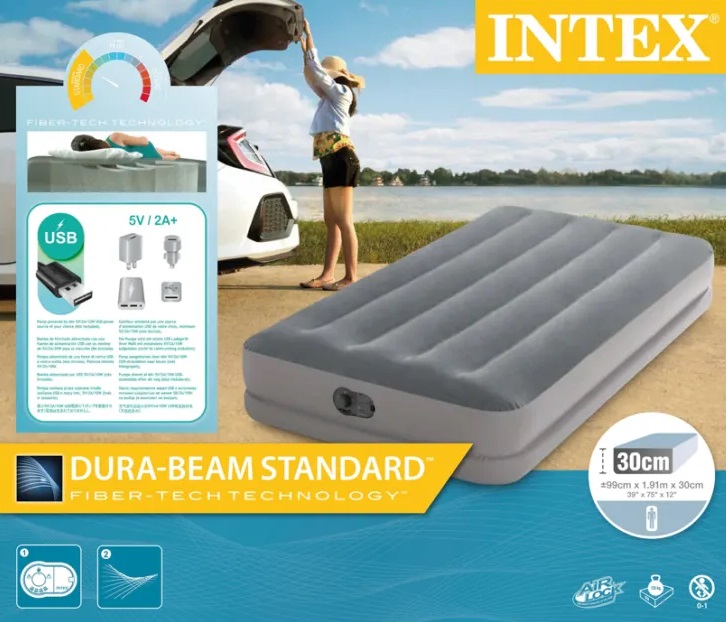 بهترین تخت خواب بادی تاشو اینتکس