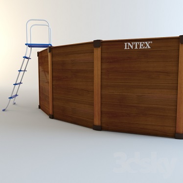 ساخت استخر پیش ساخته چوبی برای ویلا