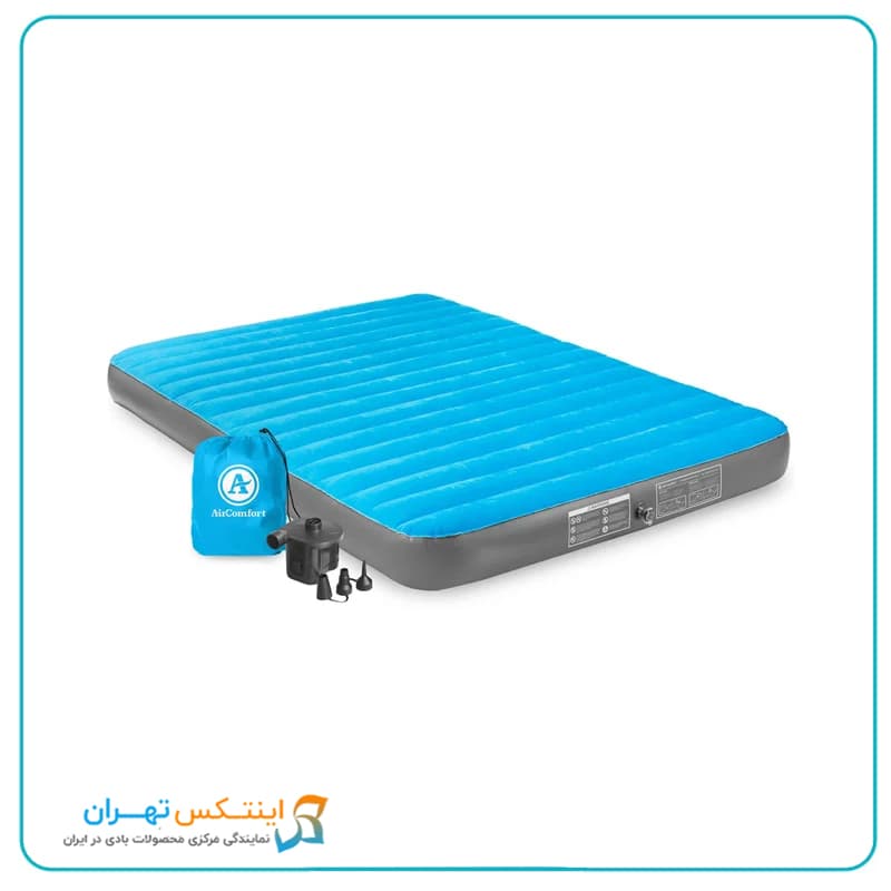 تشک بادی دو نفره آبی