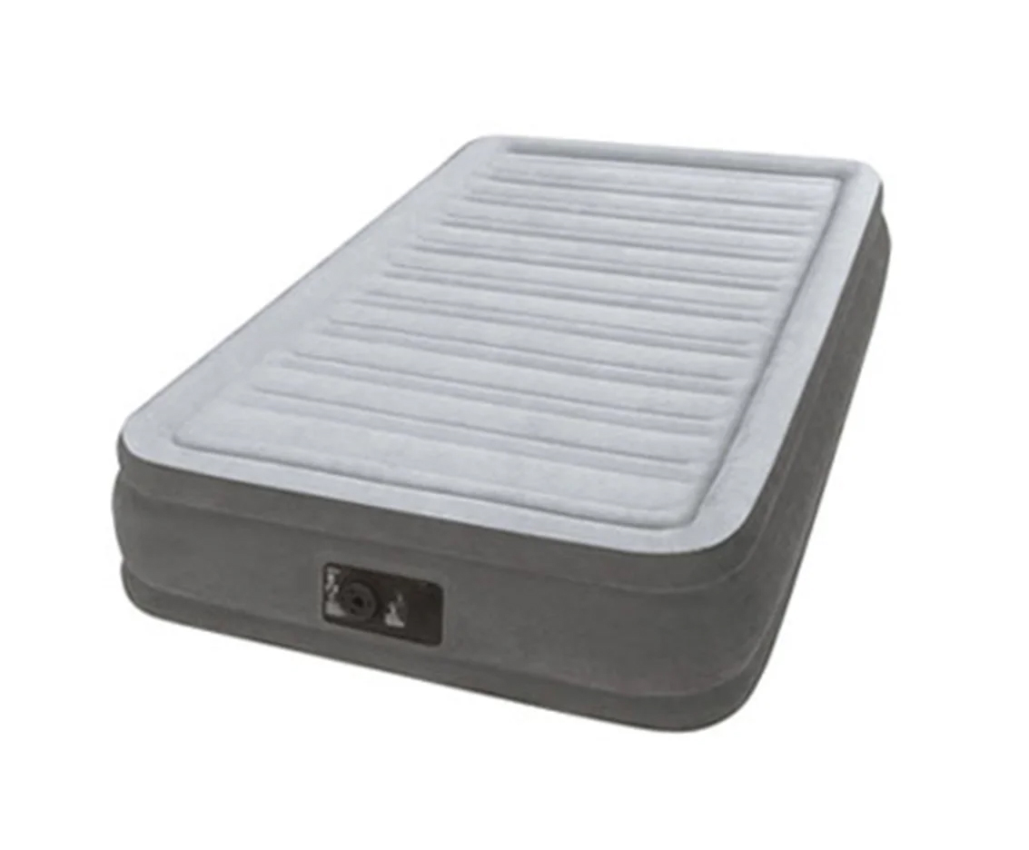 تخت بادی یک نفره جیر با ارتفاع 33 مدل intex 67768
