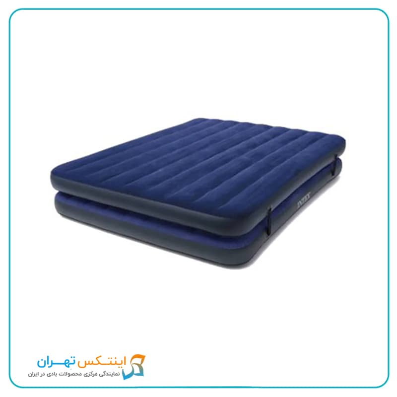 تشک بادی دو نفره کمپینگ دولایه intex 67745