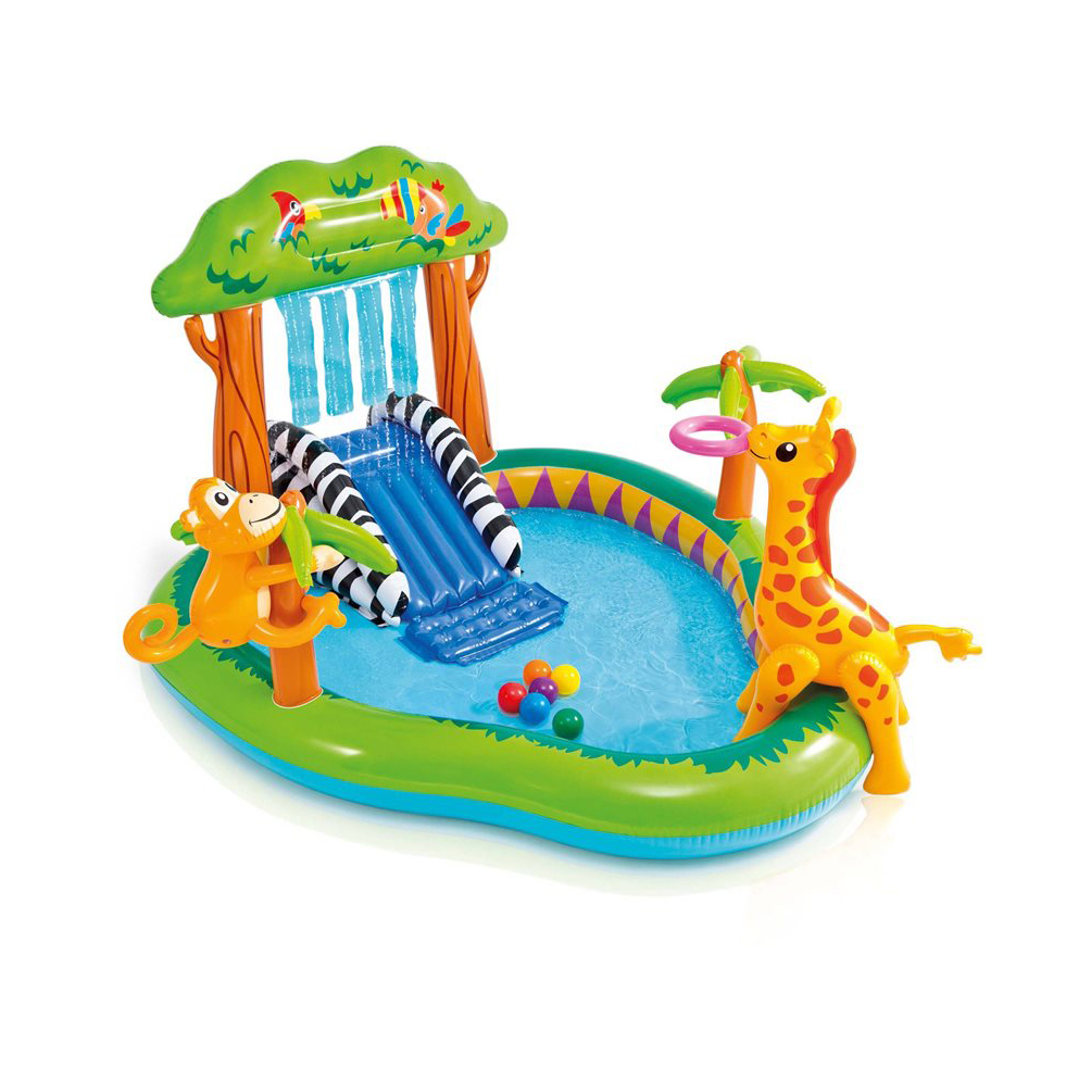 استخر بادی کودک سرسره دار طرح زرافه