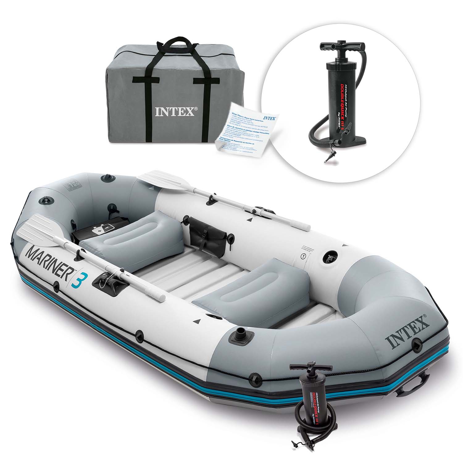 قایق بادی مارینر سه نفره اینتکس intex 68373  مدل ۲۰۲۵