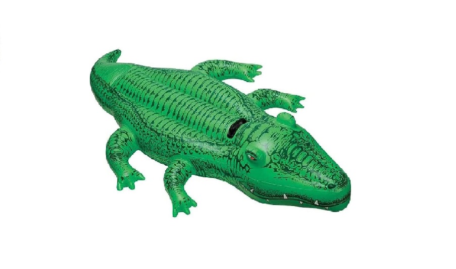 شناور بادی روی آب طرح تمساح سبز