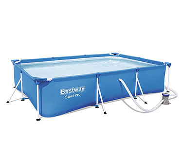 استخر پیش ساخته مستطیلی 3متری 66×۲۰۱×۳۰۰ مدل bestway 56411