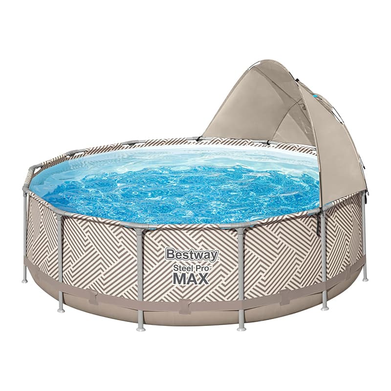 استخر پیش ساخته گرد فریمی سایه بان دار بست وی bestway 561fy