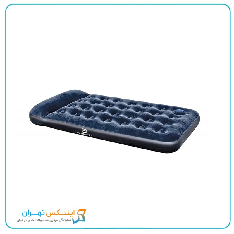 تشک بادی یک نفره شیار دار مشکی رنگ bestway