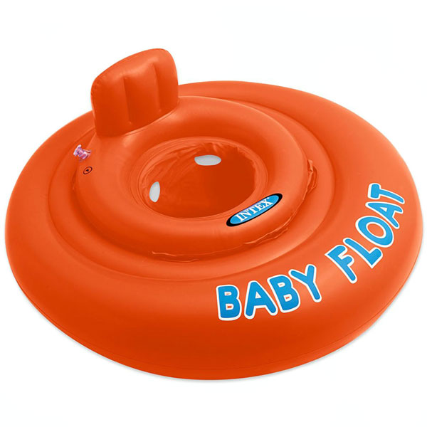 حلقه شنا بادی شورتی نارنجی اینتکس