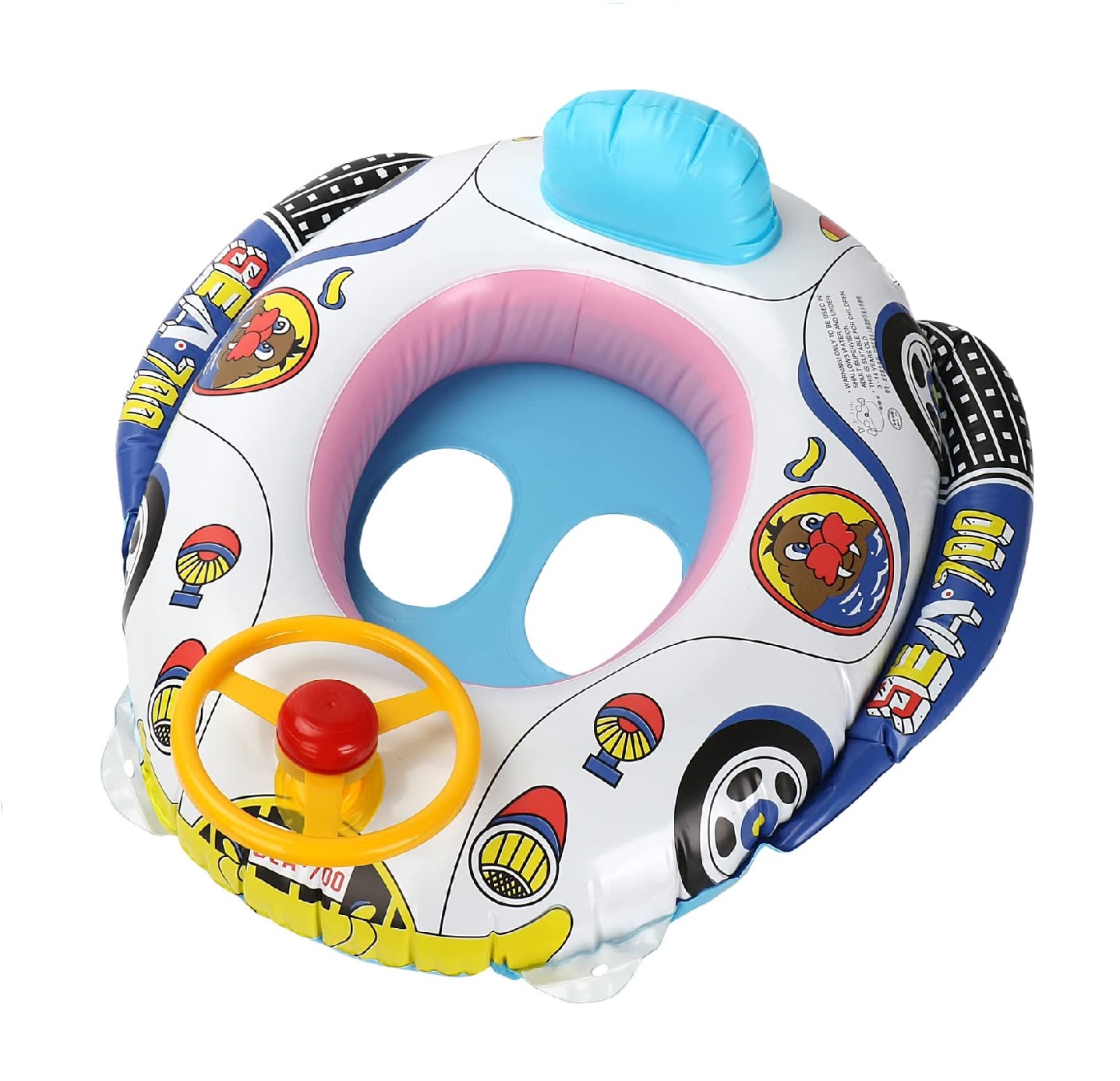 شناور بادی شورتی کودک طرح اتومبیل