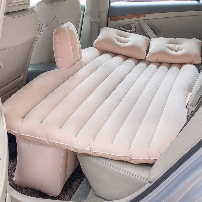 تشک بادی داخل ماشین توسان