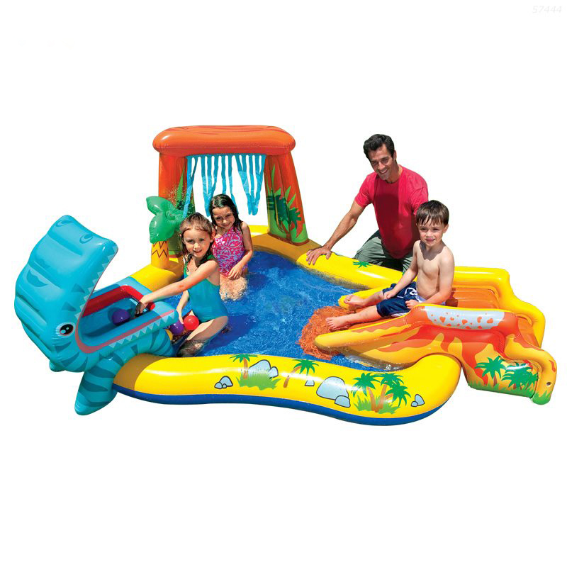 استخر بادی مجموعه بازی آبی کودک با سرسره intex 57444