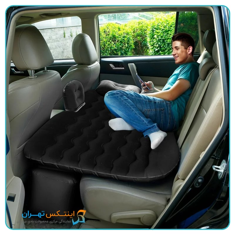 تشک بادی داخل ماشین لندکروز