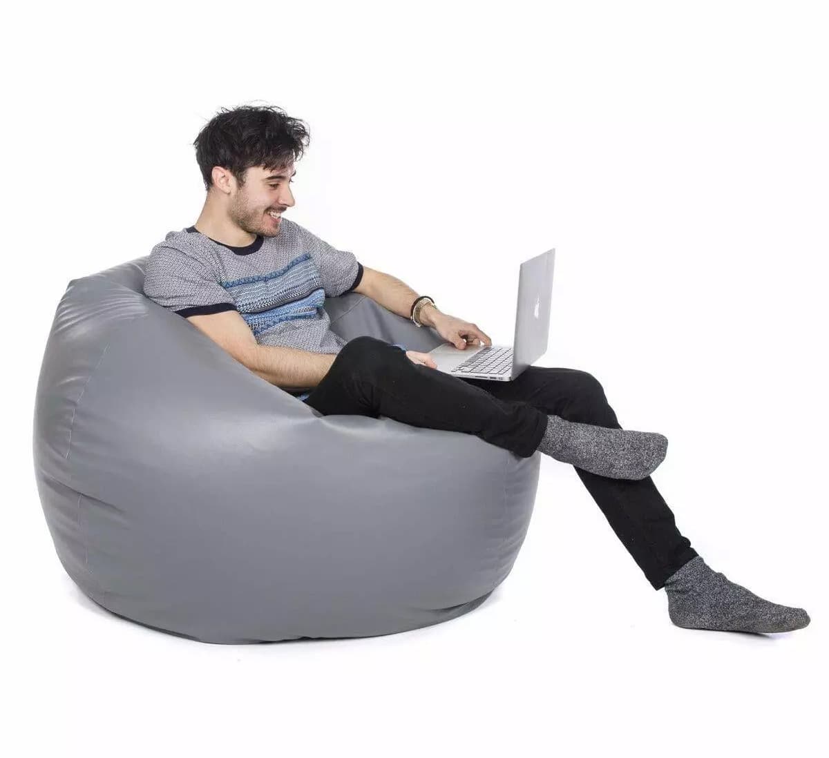 مبل شنی یک نفره پشت دار